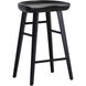Dominic 26.5 inch Black Counter Stool